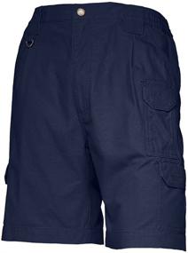 img 4 attached to 🩳 5.11 Tactical Men's 9-Inch Work Shorts in Cotton Canvas Fabric with Action Waistband, 7 Pockets, Style 73285