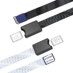 img 4 attached to 🔌 Electop SD to SD Card Extension Cable: Flexible Memory Card SDHC Extender Adapter, Compatible with SanDisk SDXC, Kindle, 3D Printer, Raspberry Pi, Arduino GPS, TV SDHC (SD to SD), Available in 4/8/16/32/64GB