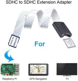 img 1 attached to 🔌 Electop SD to SD Card Extension Cable: Flexible Memory Card SDHC Extender Adapter, Compatible with SanDisk SDXC, Kindle, 3D Printer, Raspberry Pi, Arduino GPS, TV SDHC (SD to SD), Available in 4/8/16/32/64GB