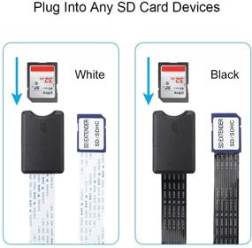 img 3 attached to 🔌 Electop SD to SD Card Extension Cable: Flexible Memory Card SDHC Extender Adapter, Compatible with SanDisk SDXC, Kindle, 3D Printer, Raspberry Pi, Arduino GPS, TV SDHC (SD to SD), Available in 4/8/16/32/64GB