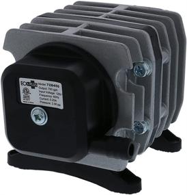 img 1 attached to EcoPlus HGC728450 Eco Air1 Commercial Air Pump 1 - 18 Watt Single Outlet for Aquariums, Fish Tanks, Fountains, Ponds & Hydroponics – High Flow, Silver