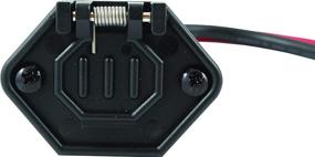 img 2 attached to Attwood 14366-6: Heavy-Duty Trolling Motor Connectors - 2-Wire 8-Gauge Female Receptacle for Effortless Power Connectivity