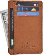 handcrafted minimalist wallets by clifton 👝 heritage: premium men's accessories and money organizers logo