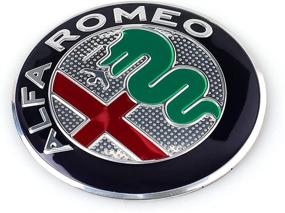 img 2 attached to 74MM For Alfa Romeo Logo Emblem Badge Sticker