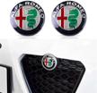 74mm for alfa romeo logo emblem badge sticker logo