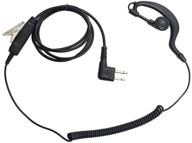🎧 2-pin motorola two way radio m-head earpiece headset ptt with mic by bestface - 1 pack logo
