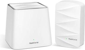 img 4 attached to Meshforce M3 Mesh WiFi System | Whole Home Coverage up to 3,000 sq.ft | Mesh Router for Wireless Internet Connectivity | WiFi Router Replacement with Parental Control | Easy Plug-in Design (Includes 1 WiFi Point & 1 Dot)