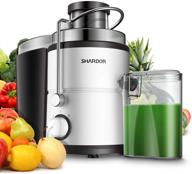 🥤 shardor centrifugal juicer, big mouth 3" feed chute, dual speeds, easy-to-clean, bpa-free - white логотип