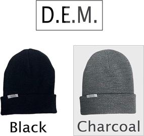 img 4 attached to 🧢 Stay Cozy in Style with DEM New York Beanie Hat - Unisex (2-Pack)