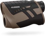 ailemon 6x golf/hunting rangefinder: rechargeable & high-precision measuring scope with 900y distance, slope, flaglock, and continuous scan logo