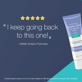 img 1 attached to ✨ Neutrogena Healthy Skin Anti-Wrinkle SPF 15 Moisturizer, Oil-Free Face & Neck Cream with Retinol, Vitamin E, A & B5, 1.4 oz