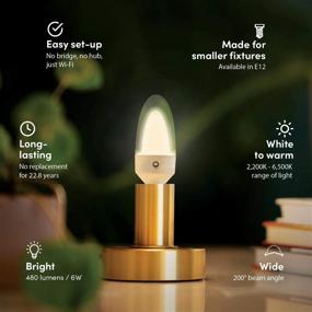 img 3 attached to LIFX Candle White Warm Wi-Fi 🕯️ - Embracing Cozy Ambiance with Smart Connectivity