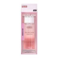 kiss falscara diy eyelash extension remover: natural rosewater cleanser to gentle remove artificial lashes, lash wisps, and adhesive logo