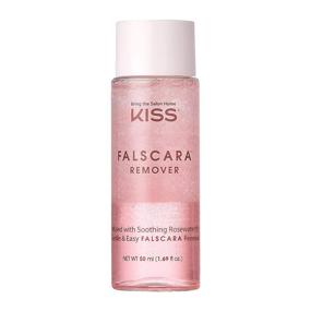 img 1 attached to KISS Falscara DIY Eyelash Extension Remover: Natural Rosewater Cleanser to Gentle Remove Artificial Lashes, Lash Wisps, and Adhesive
