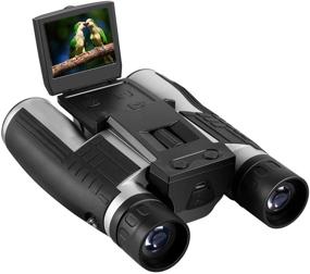 img 4 attached to 🔭 Eoncore 12x32 5MP Binoculars with LCD Display: Digital Camera, Video Recorder, Telescope - Ideal for Bird Watching, Football Games (8GB TF Card Included)