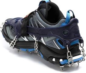 img 2 attached to Hillsound Trail Crampon Ultra - Ice Traction Device with 18 Stainless Steel Spikes and 2-Year Warranty