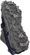 hillsound trail crampon ultra - ice traction device with 18 stainless steel spikes and 2-year warranty logo