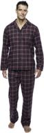 mens premium flannel pajama sleepwear men's clothing logo