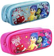 🎭 magical disney inside out pencil case: unleash your emotions in style! logo
