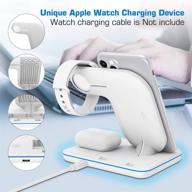 3-in-1 wireless charging station: fast charger for iphone, watch, and airpods – compatible with iphone 11 series, airpods 3/2/1, apple watches (6/se/5/4/3/2/1) logo