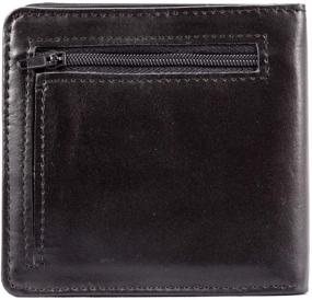 img 1 attached to Zippered Big Skinny Leather Bi-Fold