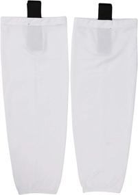 img 4 attached to COLDINDOOR Hockey Socks Junior White