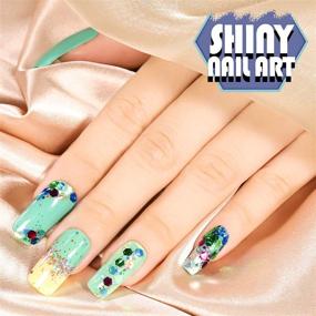 img 1 attached to ✨ Holographic Chunky Glitter Set - 24 Boxes with 10g Each, FANDAMEI 24 Colors Nail Art Glitter Sequins, Iridescent Flakes for Nails, Eyes, Body, Face, Hair. Festival and Halloween Makeup, Cosmetic Glitter