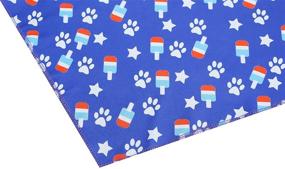 img 2 attached to Патриотический треугольный шарф American Bandana