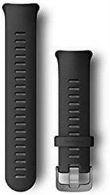 img 1 attached to Сменный ремешок Garmin Forerunner Black