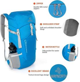 img 3 attached to Waynorth Packable Backpack - Lightweight & Foldable Backpacks