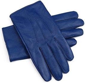 img 1 attached to 🧤 Small Men's Leather Driving Dress Gloves - Accessories for Enhanced Grip and Style
