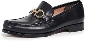 img 4 attached to SALVATORE FERRAGAMO Medium Reversible Loafers