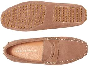 img 1 attached to 👞 Barclay Suede Driver Men's Shoes by New Republic