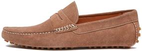 img 2 attached to 👞 Barclay Suede Driver Men's Shoes by New Republic