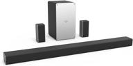 🔊 immersive 5.1 surround sound system: vizio sound bar for tv with wireless subwoofer and bluetooth logo