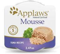 🐱 applaws mousse wet cat food: grain free, 5 ingredient delight - 2.5oz (12 pack) logo