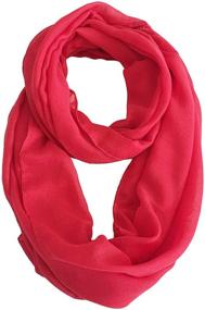 img 4 attached to Fashion Lightweight Infinity Circle Scarves Women's Accessories for Scarves & Wraps