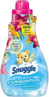 🌺 32 oz snuggle exhilarations concentrated liquid fabric softener - island hibiscus & rainflower logo