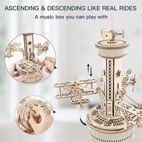 img 2 attached to 🛩️ ROKR Wooden Puzzle Airplane Hands: A Unique and Engaging Mind-Teasing Experience