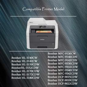 img 3 attached to 🖨️ (9 Pack, Toner+Drum) TG Imaging Compatible with Brother TN221 and DR221CL Toner & Drum Unit - MFC9130CW HL-3170CDW MFC-9330CDW HL-3180CDW MFC-9340CDW Printer