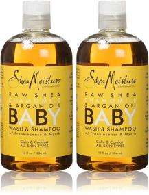 img 4 attached to 👶 Shea Moisture Chamomile & Argan Oil Baby Shampoo & Wash - 13 Fl Ounce (384ml), 2 Pack