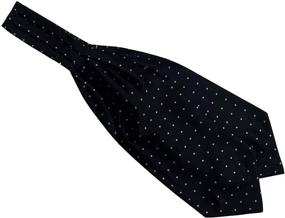 img 3 attached to Secdtie Striped Polka Cravat Jacquard Men's Accessories and Ties, Cummerbunds & Pocket Squares