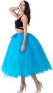 👗 31.5 inch long handcrafted tulle skirt for women - ideal for photography, weddings, and parties logo