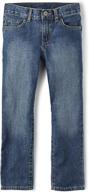 👖 boys' clothing: childrens place bootcut jeans for boys in jeans logo