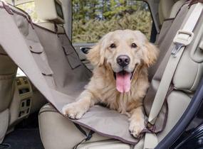 img 4 attached to Waterproof Bench Seat Cover for Dogs 🐶 and Pets - Fits Cars - PetSafe Happy Ride