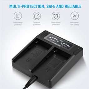 img 1 attached to 🔋 Sony NP-F550 DOTTMON LCD Battery Charger for NP F970 F750 F770 F930 F950 F960 F550 F530 F330 F570 CCD-SC55 TR516 TR716 TR818 TR910 TR917, NP-FM50 FM500H, QM71 QM91, QM71D QM91D Camera Camcorder Batteries