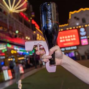 img 3 attached to 🍾 Pink Yohica Champagne Gun: Adjustable Wine Dispenser & Sprayer for Birthday Celebrations, Wedding Ceremonies