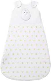 img 4 attached to 👶 Nested Bean Zen Sack: Gently Weighted Sleep Sacks for Babies 0-24 Months - 100% Cotton, Perfect for Newborn/Infant Swaddle Transition, 2-Way Zipper, Machine Washable