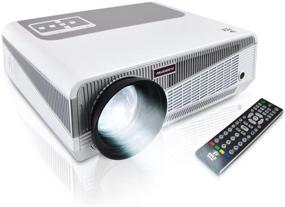 img 4 attached to 📽️ Hi-Res Mini Portable Smart Video Cinema Home Theater Projector - Full HD 1080p, Dual Core Android Computer, WiFi Wireless Connectivity, LCD+LED, HDMI & USB Inputs for Blu Ray PC Laptop TV