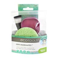 🌿 ecotools mini mask mates kit - 5 piece set for effortless application of face masks: clay masks, mud masks, korean skin care, and more logo